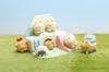 MF43301 Sumikkogurashi Collection Puppy and Dog Play Scene Plush Toy