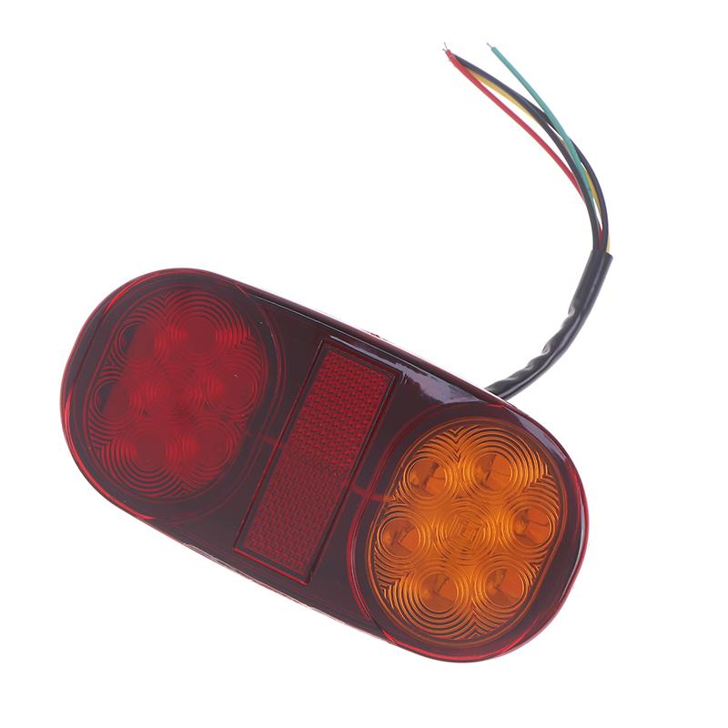 1Pc 28Led 12V Car Truck Led Rear Tail Light Warning Light Lamp Turn Signal Indicator Waterproof Brake Light For Trailer Caravans