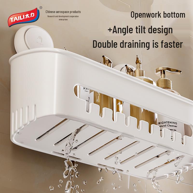 Taili Bathroom & Kitchen Suction Cup Storage Rack