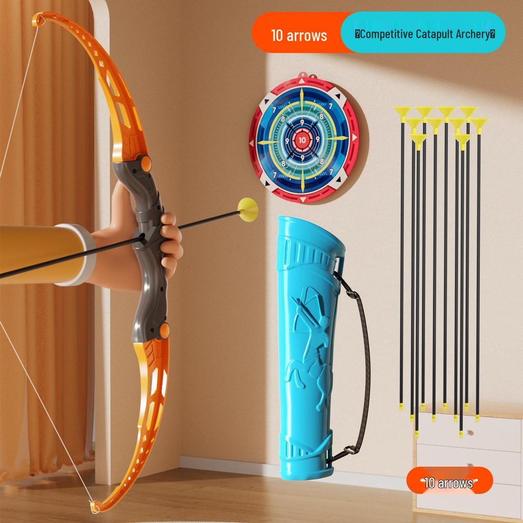 Kids' Cross-Border Archery Set: Bow, Arrows & Target for Outdoor Play
