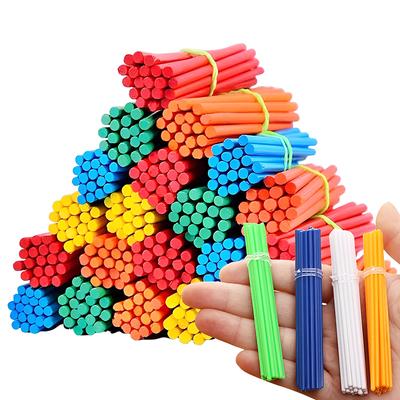 100pcs Counting Sticks Wooden/Plastic Available Student Math Learning Teaching Aids School Mathematical Calculation Accessories