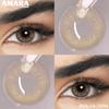 AMARA Colored Contacts Lenses Brown Eyes Natural Contacts Gray Beautiful Pupils Blue Eye Lens Yearly Green Beauty Makeup Lens