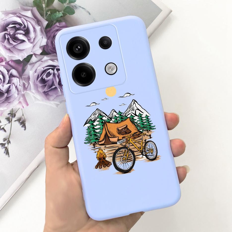 

For Xiaomi Poco X6 5G Case PocoX6 Pro Luxury Candy Painted Cover Soft Silicone Phone Case For Xiaomi Poco X6 Pro PocoX6 Neo Bags Xiaomi PocoX6 5G