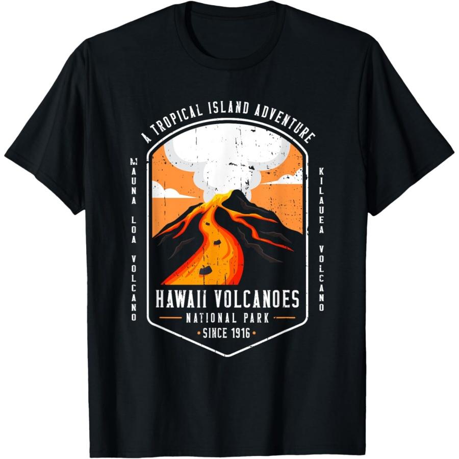 

Hawaii Volcanoes National Park Mauna Loa Kilauea Landmark T-Shirt XXXXXL чёрный
