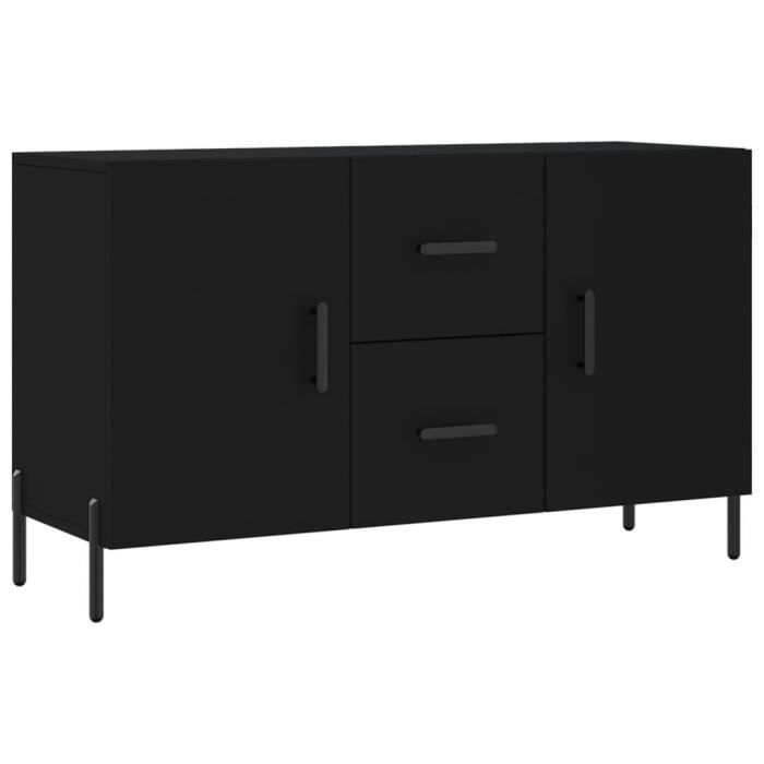 VidaXL Black Buffet 100x36x60 Cm Engineered Wood 828181