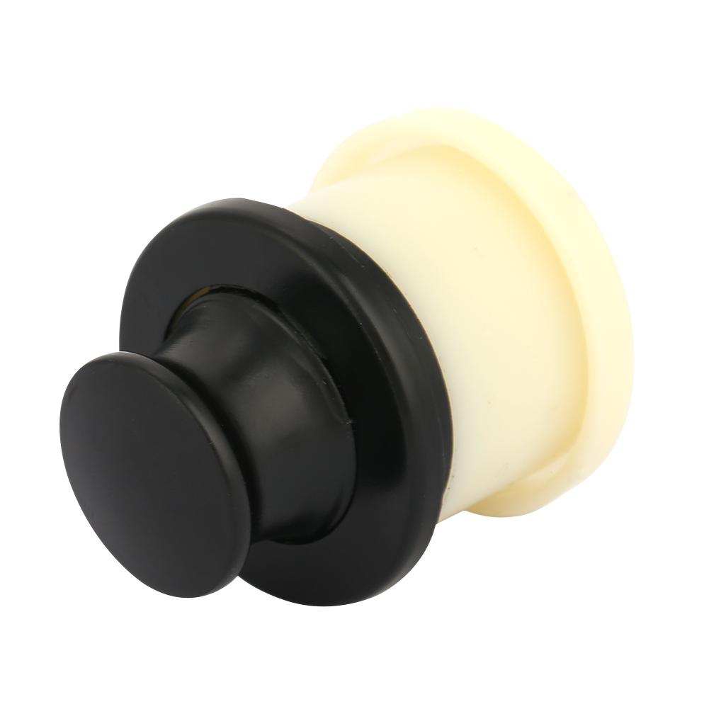 Zinc Alloy Telescopic Door Knob for Embedded Furniture Tatami Cabinet Handle (Black)