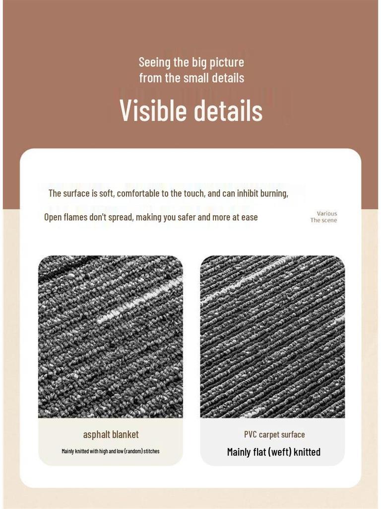 Le Fu Office Carpet: Large Splicing Square Floor Mat for Full-Cover Commercial Areas and Billiard Halls