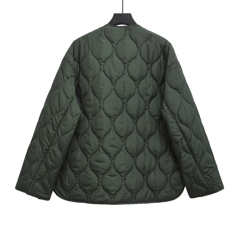 Fashion Style 2024 Fall and Winter New Arrival Women's Clothing Easiest for Match Loose Minimalist Long Sleeve Cotton Jacket Outwear 1255792