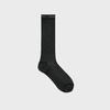 SHEER GLITTER CREW SOCKS IN BLACK