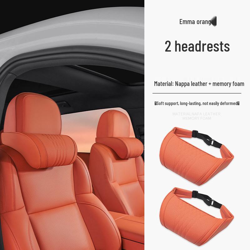 Xpeng P7/P5 Headrest Neck Pillow & Lumbar Support Cushion for Comfort in Car Interior