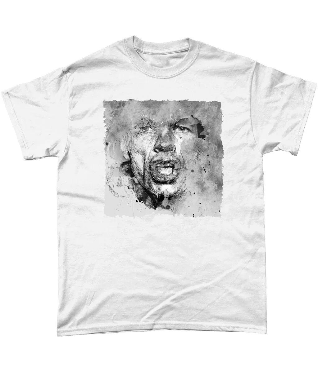 

Mick Jagger Abstract T Shirt Rolling Stones Keith Richards Ronnie Wood S