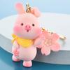 Lovely Animal Pig Keychain Key Ring Piggy Pendant Car Keyring Bag Decor Gift