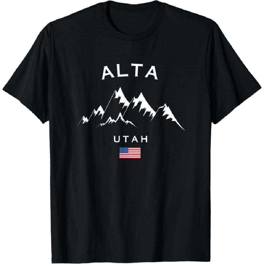 

Alta Ski Resort Rocky Mountains Skiing Souvenir Utah T-Shirt S