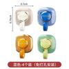 No punching hook, viscose, strong load-bearing, adhesive hook behind door, kitchen, bathroom, wall, no trace, schoolbag hanging shelf
