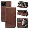 Apple iPhone 16/15 Plus/14 Pro Max Leather Magnetic Wallet Case with Card Slot