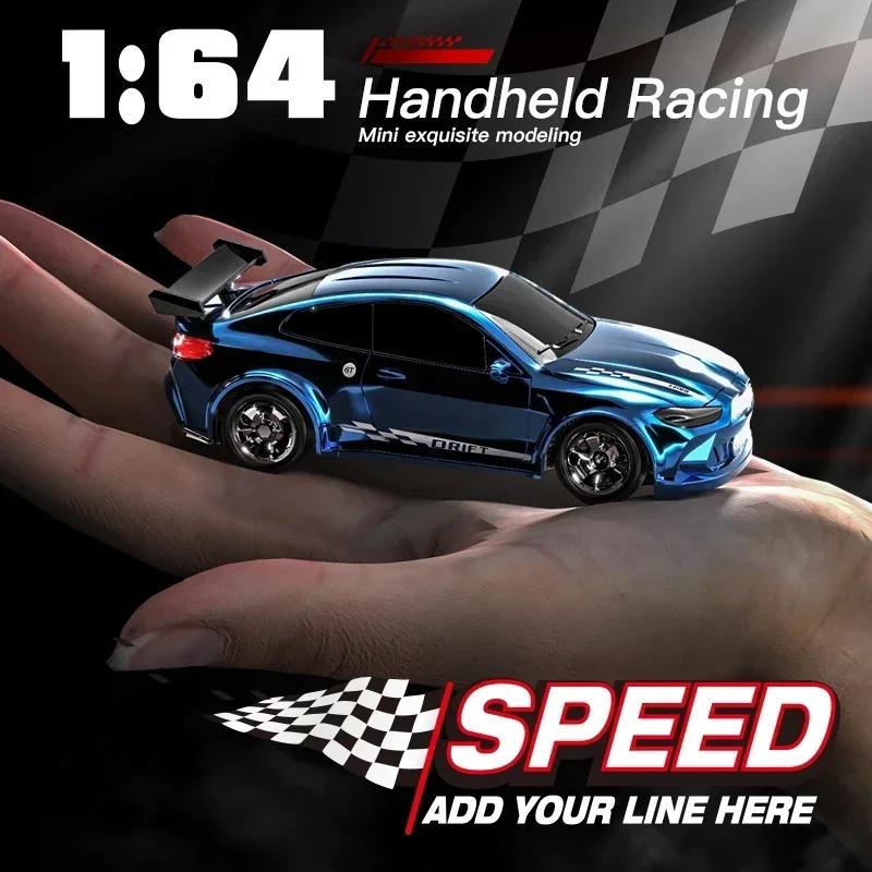 1/64 Mini Rc Cars Remote Control Drift Car High Speed 2.4G Desktop Radio Controlled Mini Racing Vehicle Toy Models for Boy Kids