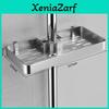 Modern Minimalist Space Aluminum Shower Shelf With Rod For Bathroom Organization