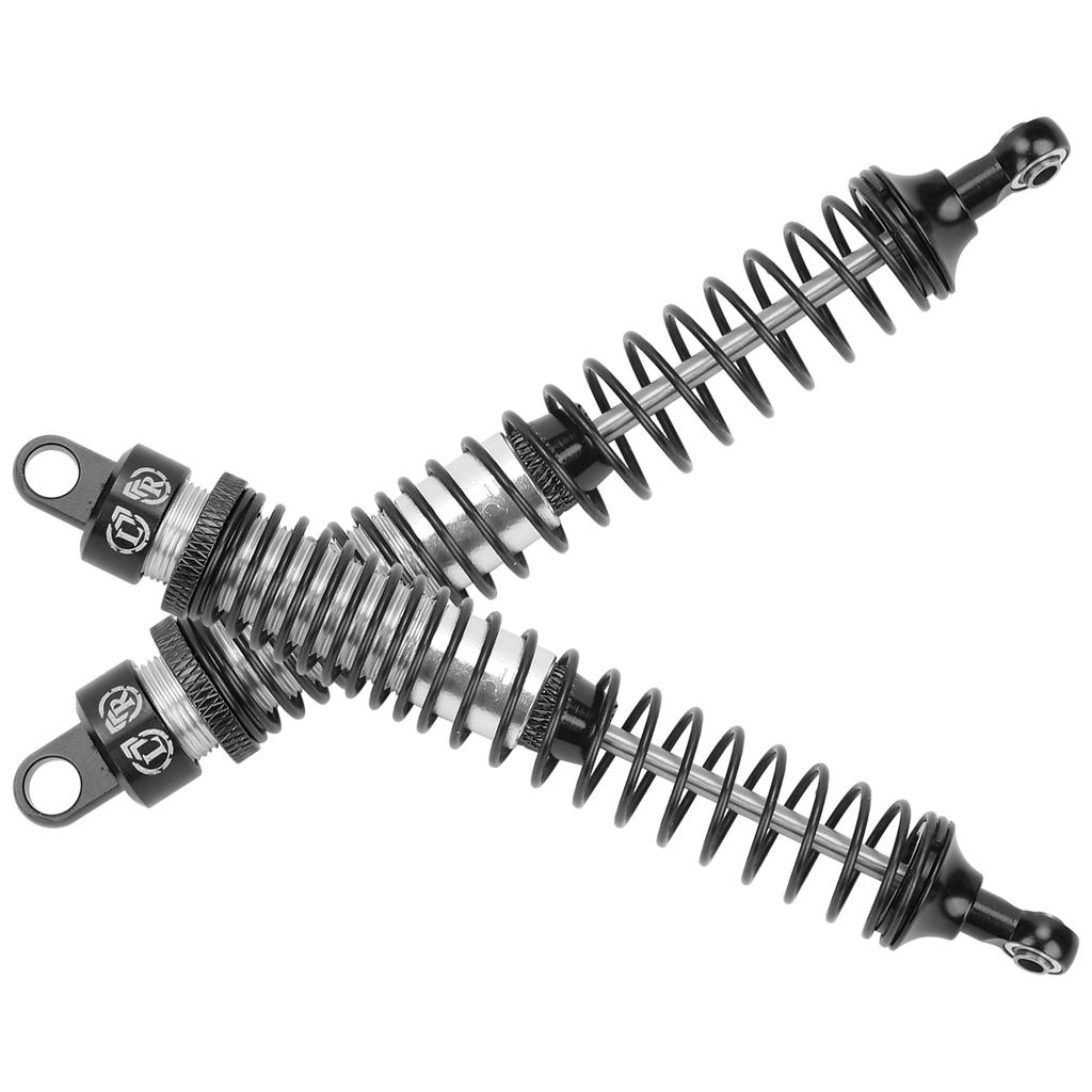 2Pcs 130mm RC Metal Shock Absorber Damper Set for HSP   RGT   Himoto   Redcat 1 10 RC CarBlack