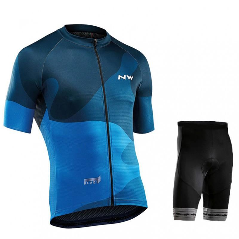 NW Cycling Clothing Short-sleeved Suit Bicycle Suspenders Shorts Breathable Sweat-wicking Equipment