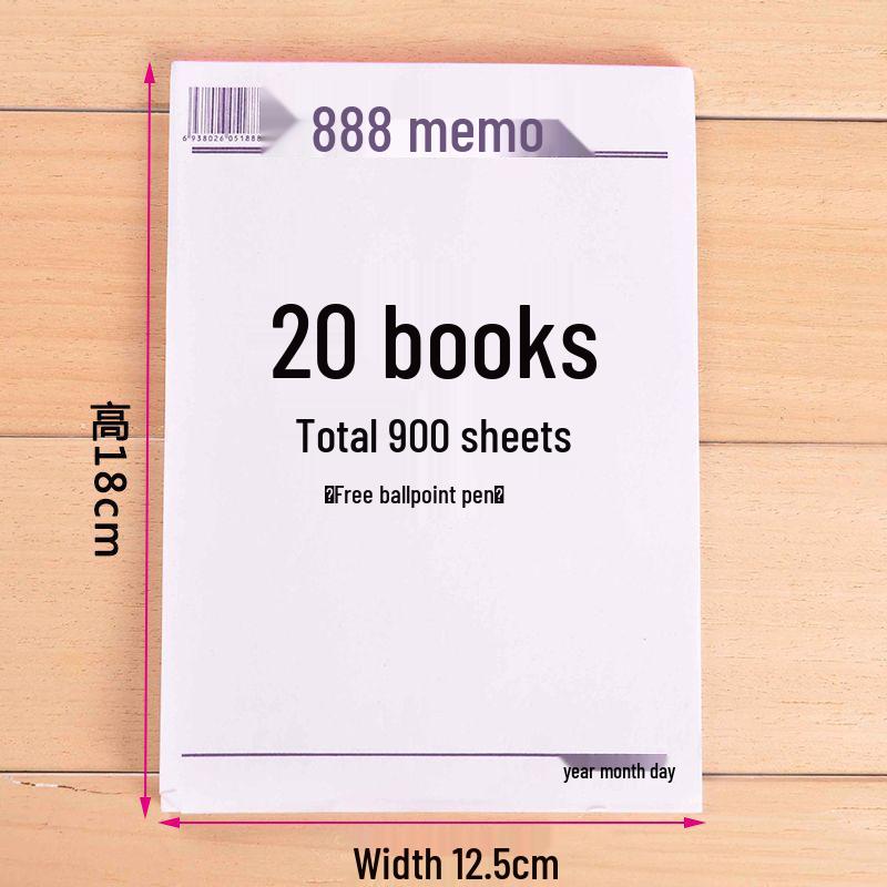 Thickened Tearable Sticky Notes 888 - Draft Notebook & Memo Pad