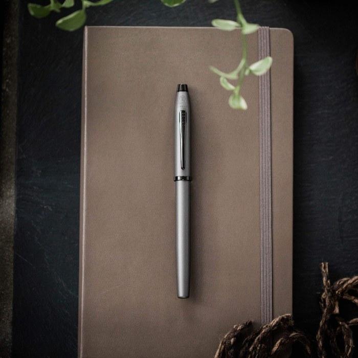 Cross Century II Fountain Pen - Gunmetal Gray - Premium Gift Box - Fine Nib