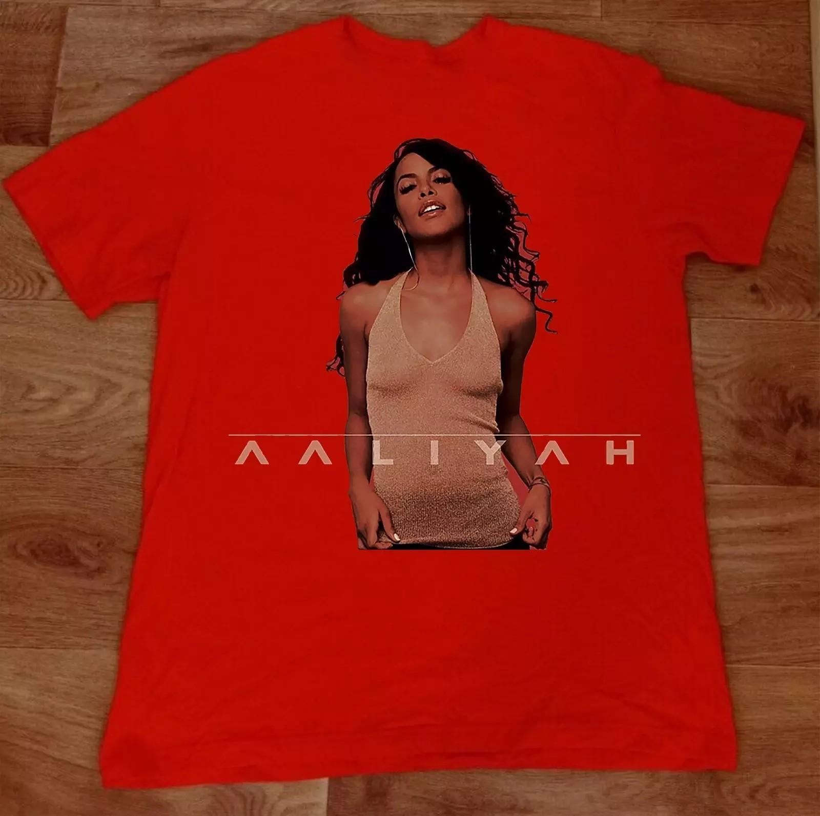 Aaliyah Aaliyah Red T Shirt Tee RED Size S-5XL XXL