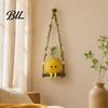 Creative Window Sill Decor Cute Swinging Lemon Wall Hanging Ornament, Smiling Figurine, Resin Swing Healing Home Style Art Decor, Boho for Bedroom