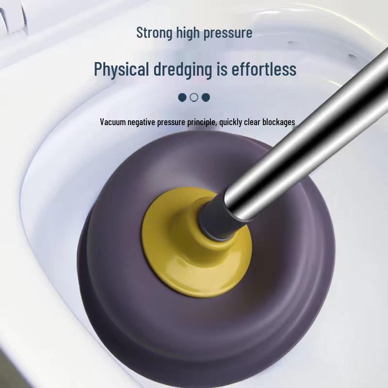 Efficient Toilet Plunger: Powerful Suction Cup Tool for Unclogging Toilets