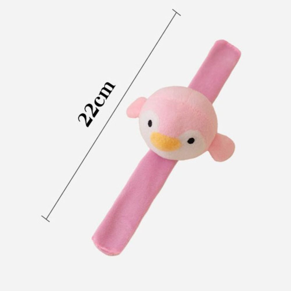 Wrist Style Plush Doll Slap Bracelet Simulation Little Penguin Plush Wrist Band  Christmas Toy