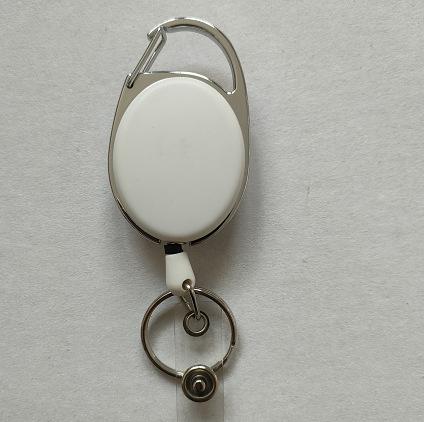 Black Retractable Badge Reel with Name Card Badge Holder Badge Reel Lanyard Gift for Nurse Hospital Supplies