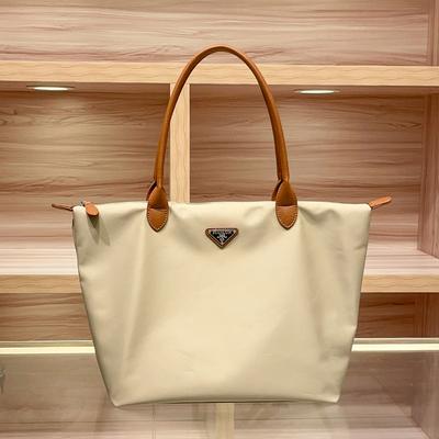 Geantă Tote Casual de Nișă, Geantă pentru Laptop, Geantă de Mână cu Textură Simplă și High-end, Capacitate Mare