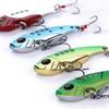 8No.VIBLure bait5.5cm11gFeather Treble Hook Bionic Lure for Freshwater and Saltwater Fishing, Long Casting, Special for Topmouth
