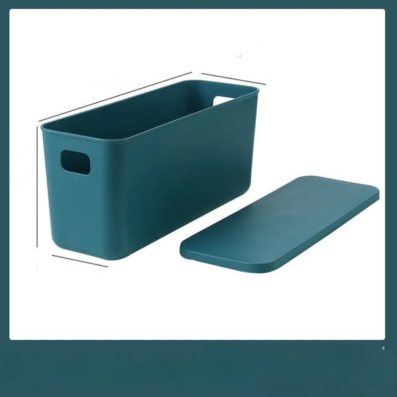 Storage Box with Lid Underwear Toy Ties Socks Snack Shorts Cosmetic Plastic Home Desktop Office Bathroom Storage Organization