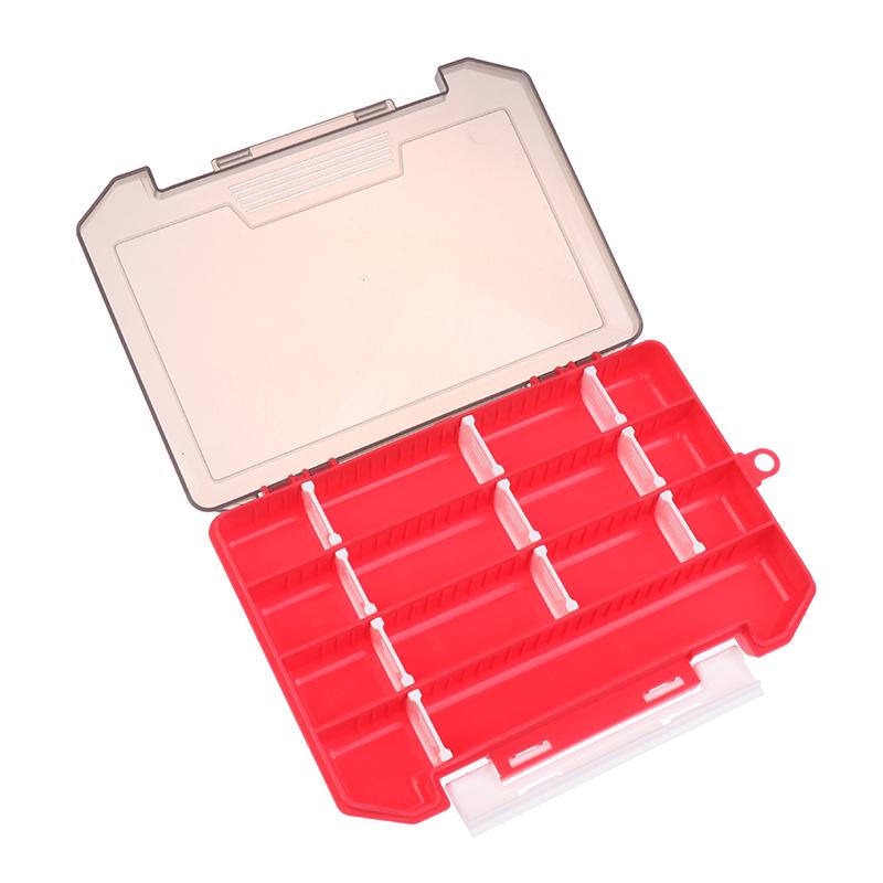 Single Layer Fishing Gear Box Portable Lure Box Fake Bait Soft Bait Box Accessories Box Supplies Parts Storage Box Tool Box