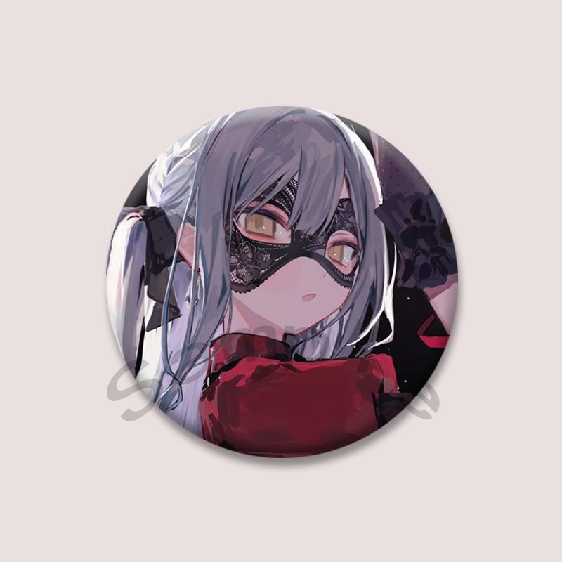 Bang Dream Ave Mujica Cartoon Badge Anime Character Sakiko Togawa Uika Misumi Lapel Pins Kawaii Manga Brooch for Bag Decor Gifts