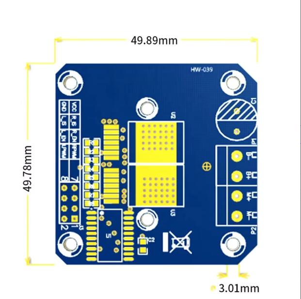 BTS7960 43A High-Power IBT2 Motor Drivers System Electronics Board Module DIY Smart Car Semiconductor Cooler for Ar-duino