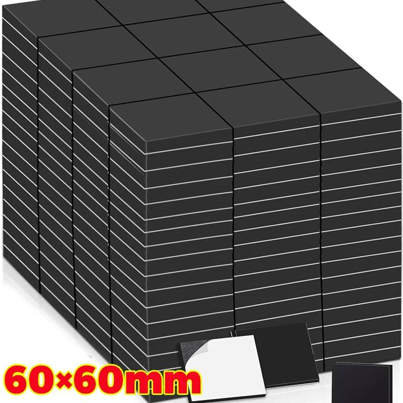 Self Adhesive Magnets Sheet Soft Flexible Magnetic Stickers for Refrigerator Whiteboard Office DIY Crafts Sticker Multiple Sizes