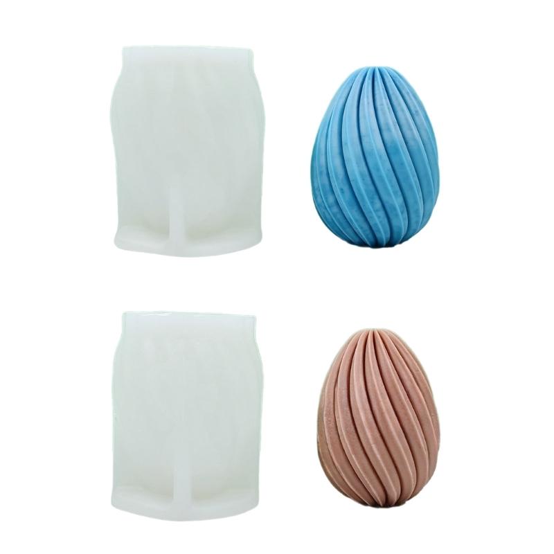 Spirals Geometric Candle Molds Silicone Mould Plaster Molds Epoxy Resin Molds Baking Molds for Chocolate Decorations