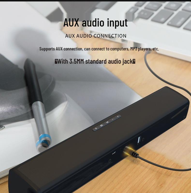 Creative Multi-functional Wireless Bluetooth Soundbar with Subwoofer