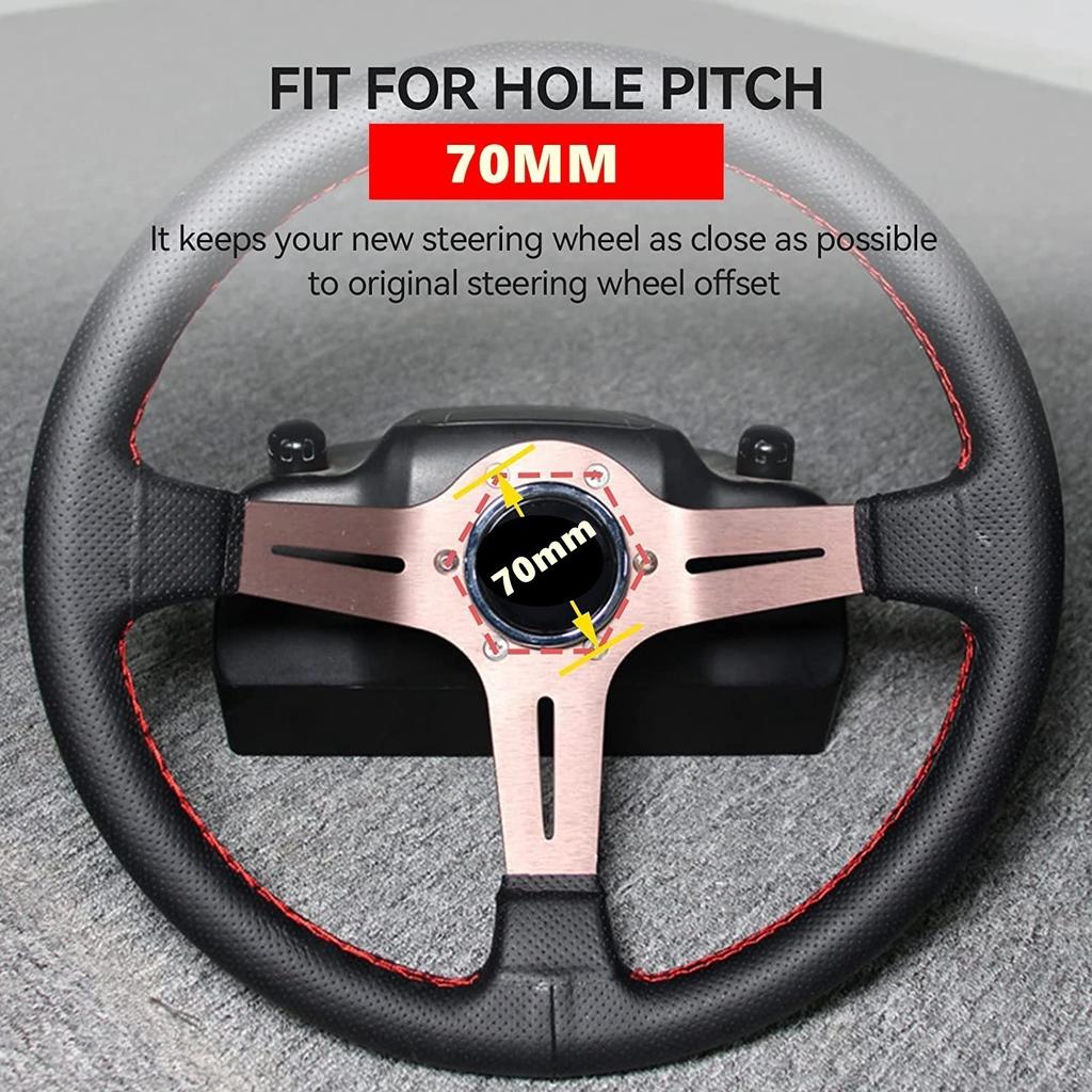Steering Wheel Adapter Plate For Logitech G25 G27 70MM Steering Wheel Racing Game Plate DIY Parts