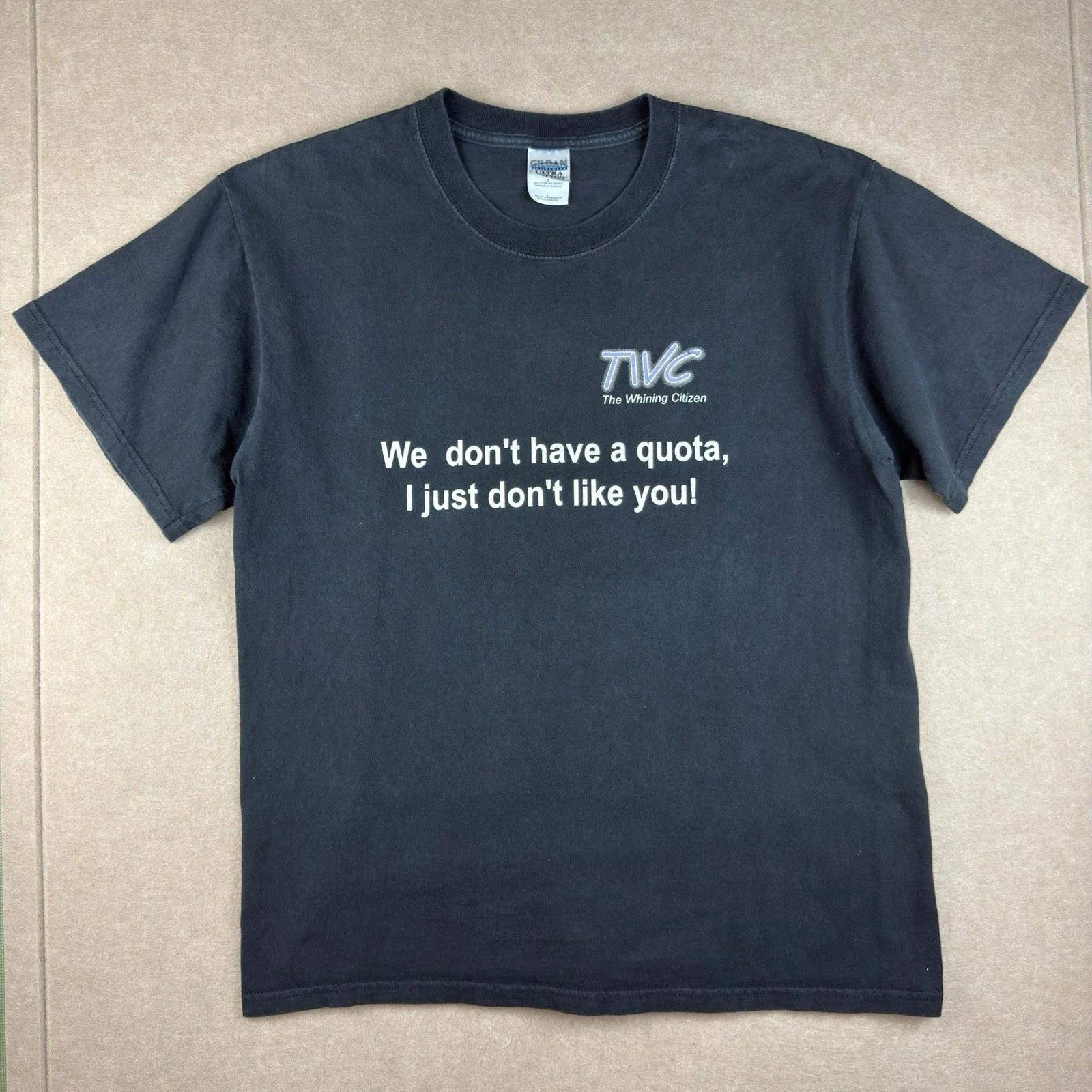

Funny Tee Gildan Shirt Men L Black The Whining Citizen Graphic Tee TWC XL