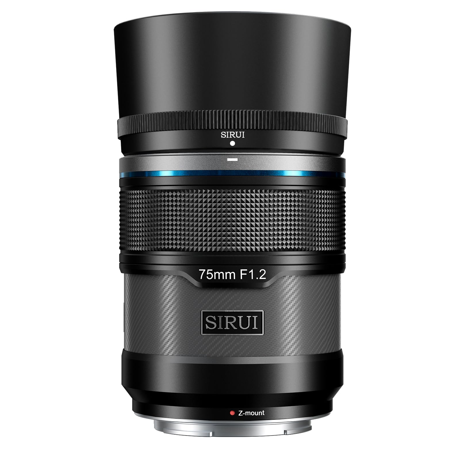

SIRUI Sniper 75mm Autofocus Telephoto Camera Lens for Zfc Lens, F1.2 APS-C Z8, Z9, Z5, Z6, Z7, (Z Mount, Black) чорний