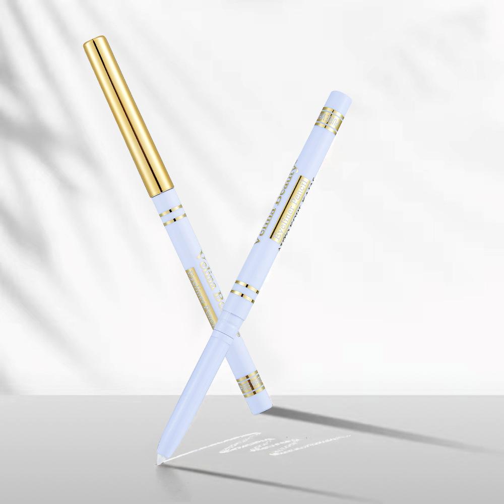 

Изумительный макияж глаз с помощью стойкого водостойкого гелевого карандаша для глаз Silkworm Pencil. белый