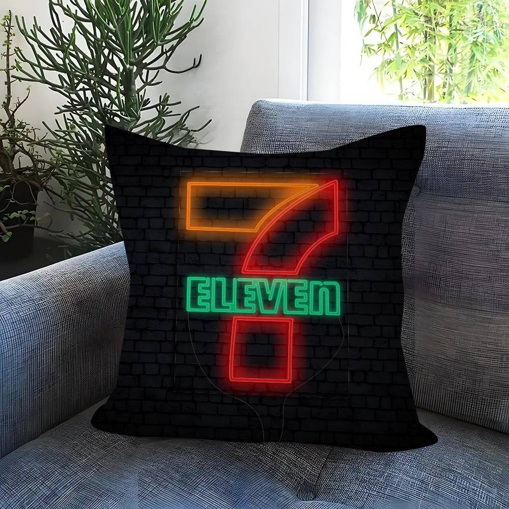 Pillow Anime Pillow Sofa Bed Head Pillow Cover Cushion Cover 45x45 cm Fashion LOGO 7EELEVENS