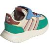 Adidas Originals Retropy F2 Cómodos Suaves Antideslizantes Resistentes al Desgaste Zapatillas Bajas para Caminar Zapatos de Bebé Verde Claro JR7993