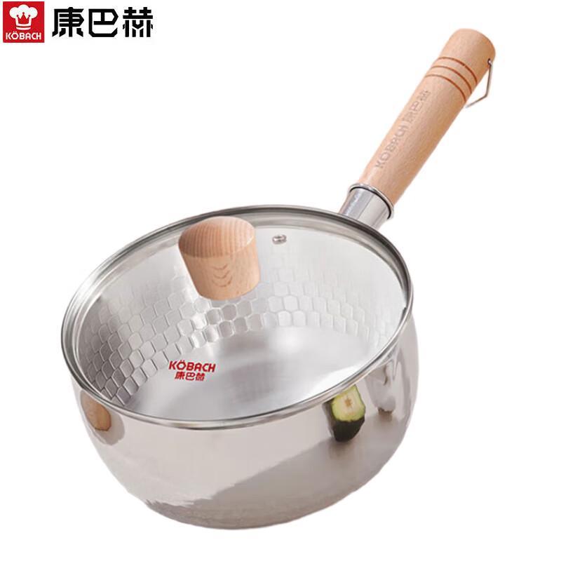 Kangbax 18cm 304 Stainless Steel Non-stick Yukihira Pot