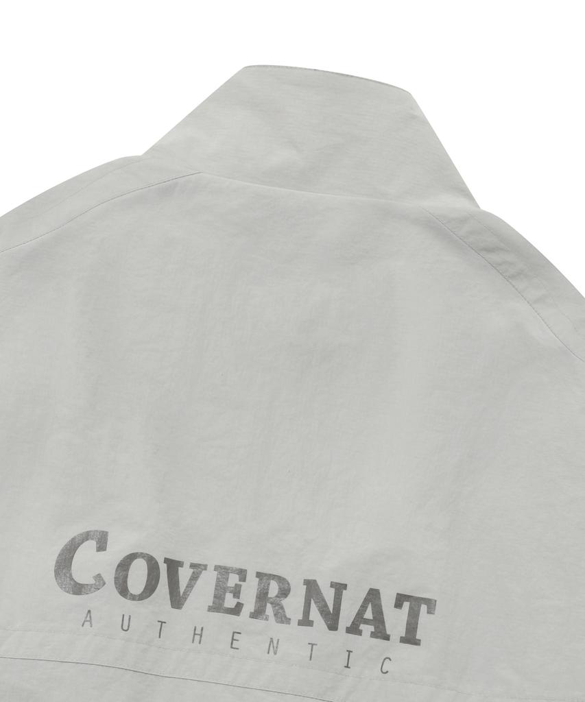 COVERNAT Big Logo Track Jacket Light Grey