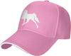 Tennessee Walking Horse Silhouette Polyester Baseball Cap Adult Casual Sun Protection Snapback Hat