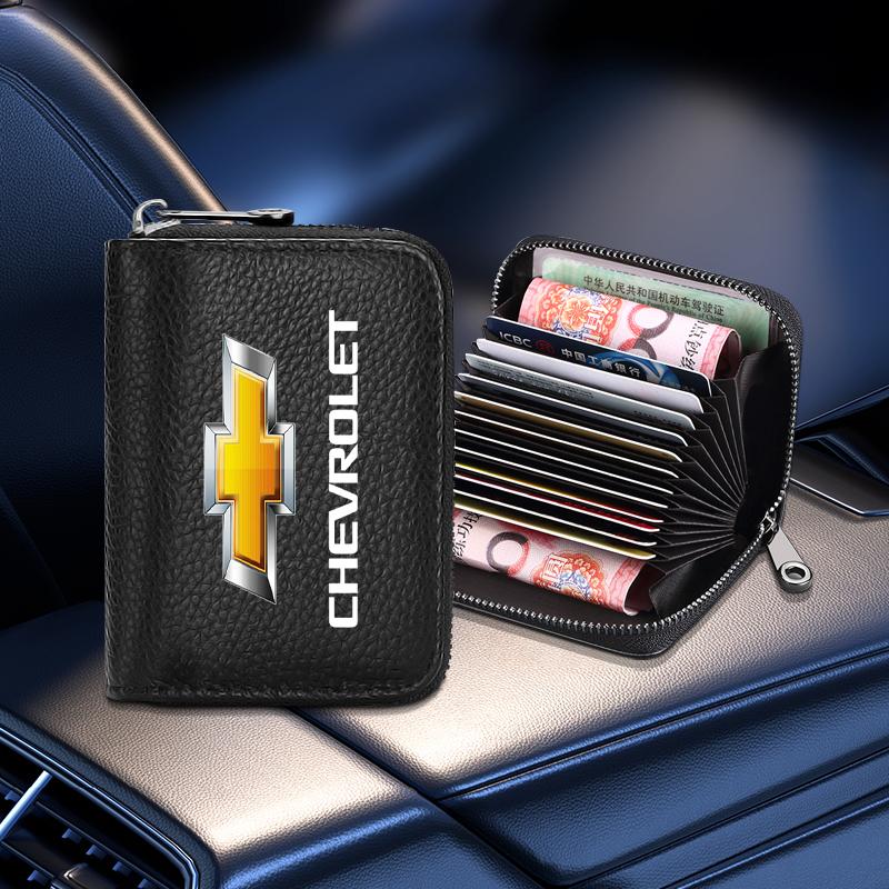 Driver License Holder Card Bag Driving ID Passport Card Wallet For Chevrolet Sail Onix Corsa Aveo Captiva Sonic Spark S10 Tracker Trax Colorado Malibu