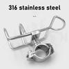 Stainless Steel Fishing Rod Holder Fishing Poles Bracket Clamps On Marine Rod Holder Rail Mount Boats Accessories